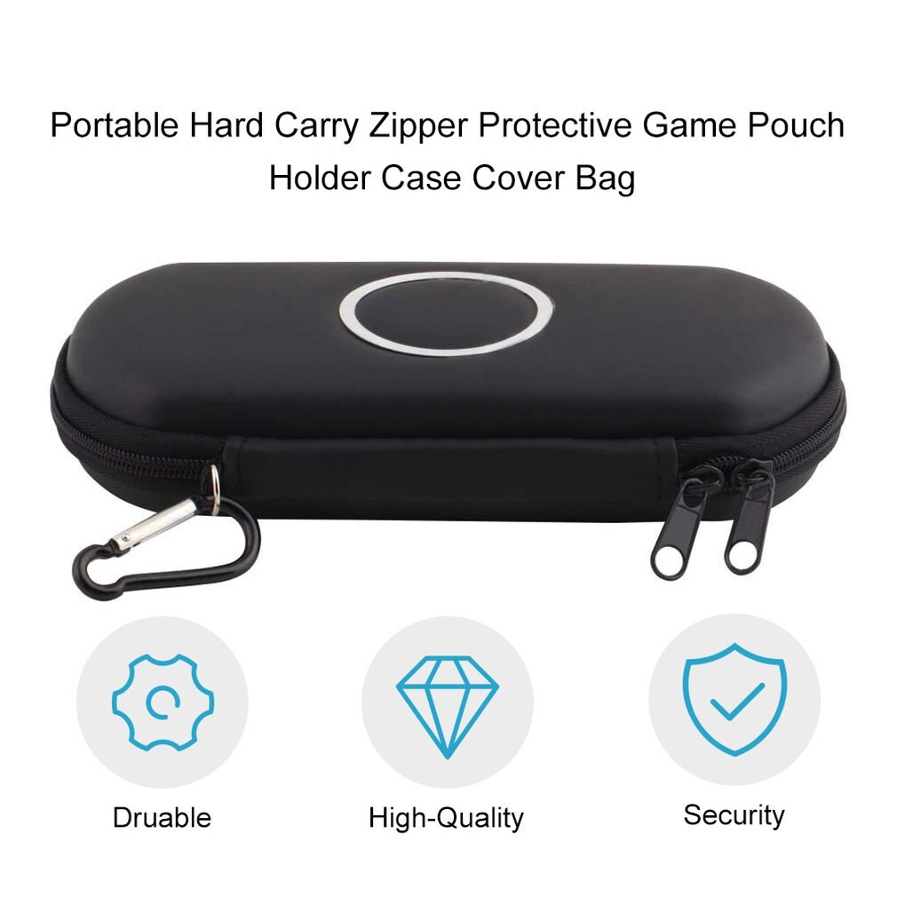 Hard Carry Zipper Case Bag Game Pouch Voor Psp 1000 2000 3000 Gratis