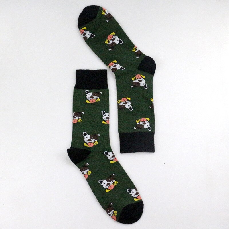 Men's Animals Dogs Socks Man's Dress Cotton Socks Funny Socks Casual Cotton Sport Socks Men's Socks: C3