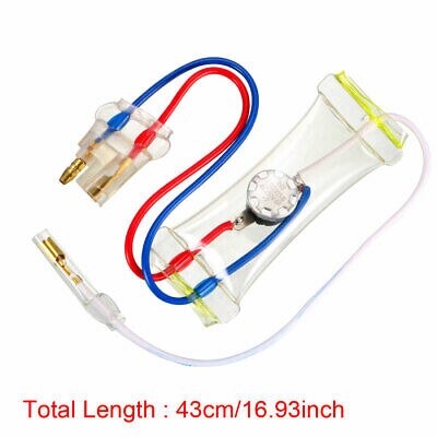 Refrigerator Defrost Thermostat, -7C Temperature Controller, 6A 3 Wire Lead N.O