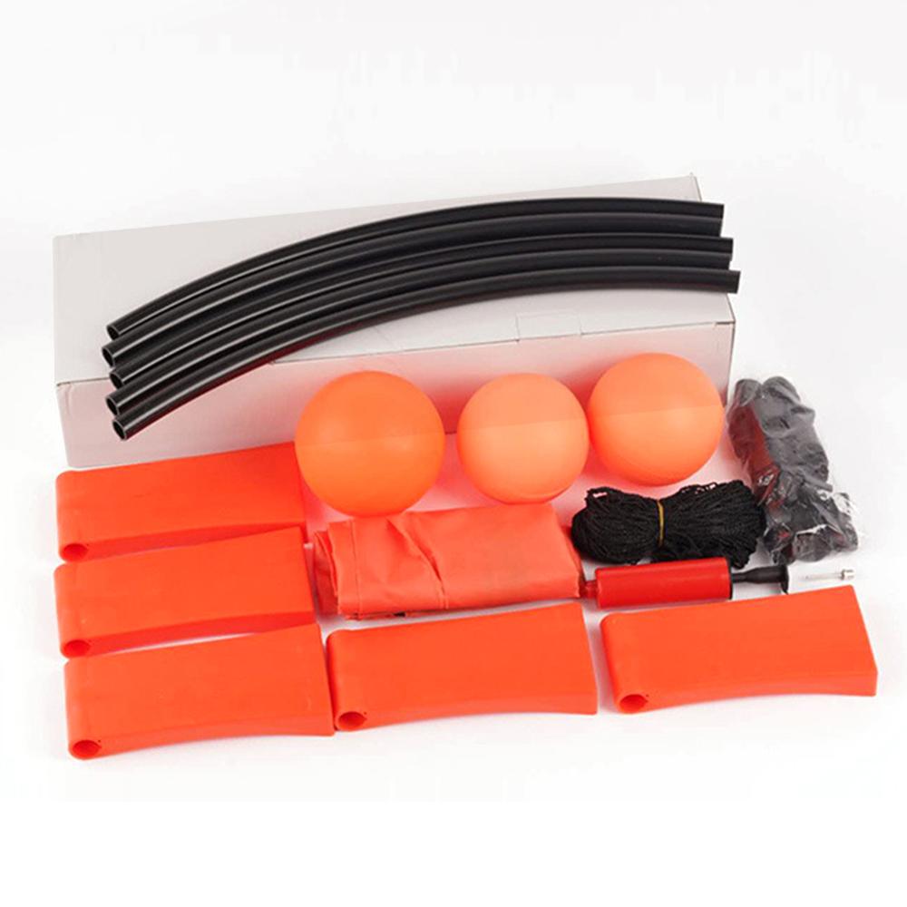 Portable Mini Beach Volleyball Spike Ball Game Set Outdoor Team Sports Lawn Fitness Equipment Net With 3 Balls Mini spikeball