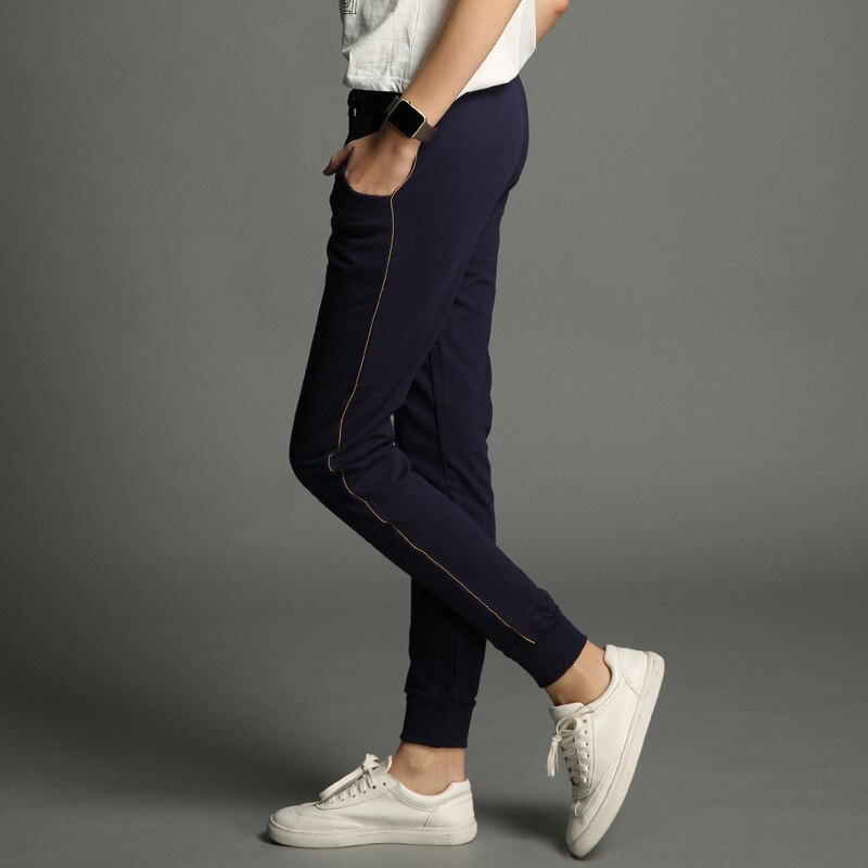 Female Loose Cotton Running Trousers Sport Pants Women Fitness Jogging Pants Women Workout Sports Training Pants Gym Sportswear: Royal / XXL