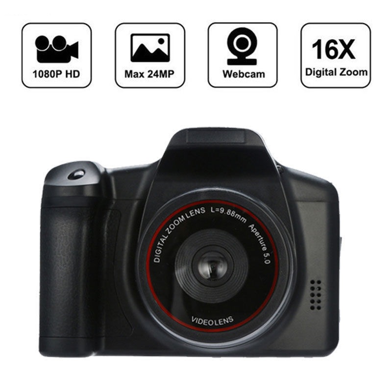 SLR Camera HD 1080P Digital Cameras Handheld Video Camcorder 16X Digital Zoom 2.4 Inch TFT- LCD Screen Fotografica Profesional