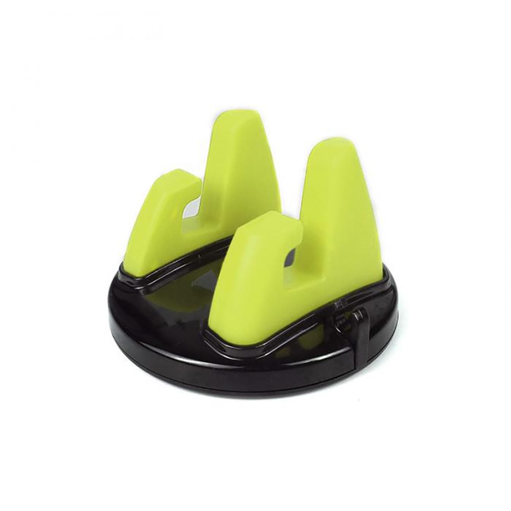 360 Degree Car Phone Silicone Holder Dashboard Sticking Mobile Phone Holder Stand Desk Stand Support Bracket tomtom: Green