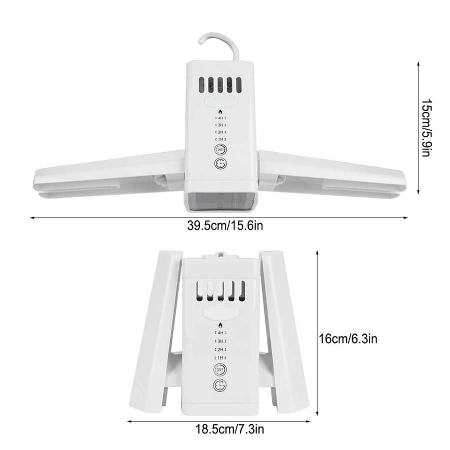 Clothes Dryer Rack Electric Clothes Drying Rack Portable Folding Clothes Dryer Laundry for Home Travel US Plug 110V to 220V