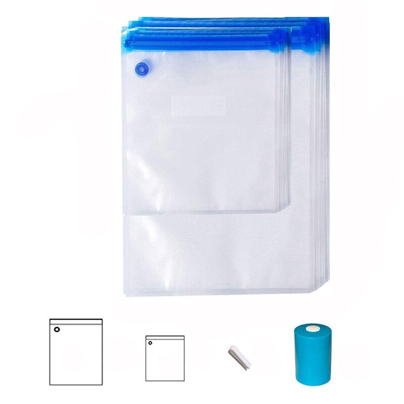 Scelleur Sous Vide avec sacs Sous Vide, sacs scellés Sous Vide réutilisables avec MINI scelleur Sous Vide automatisé, réutilisable et facile à utiliser, P