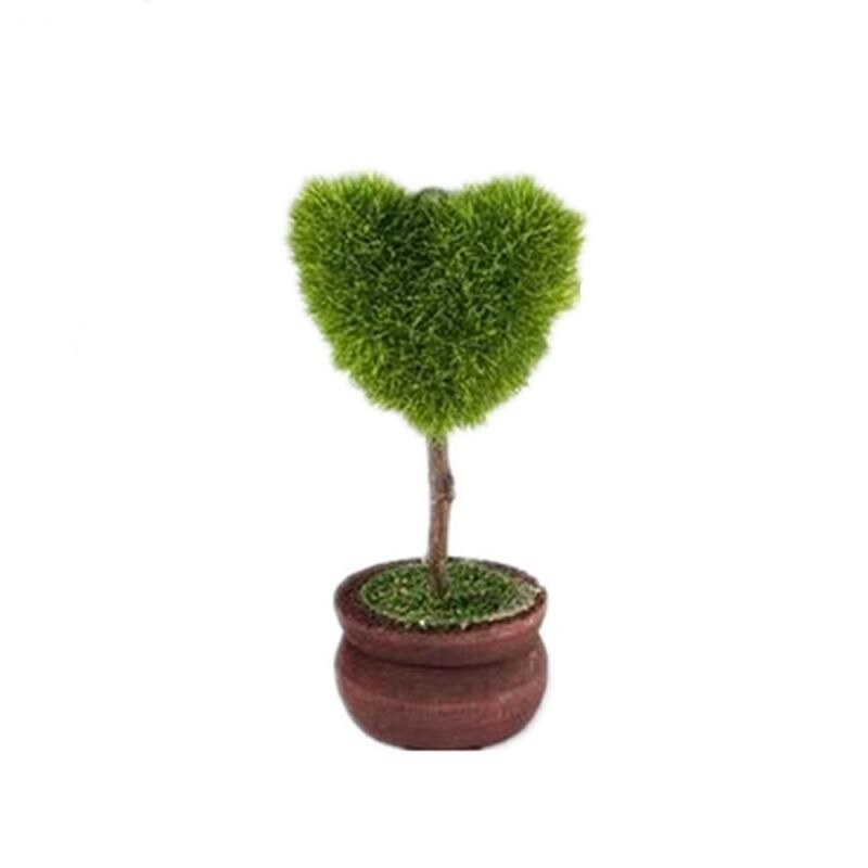 SchöNe Topfpflanze Herz Baum Platz-kartenhalter Tisch Foto Postkarte Karte Clips: 2