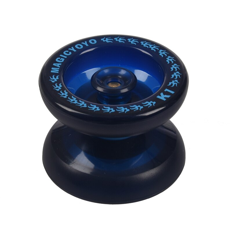 MAGICYOYO K1 Spin ABS Yoyo PVC Yoyo Toys With Hubstacks Blue &amp; MAGICYOYO D1 GHZ MAGICYOYO Yoyo With String (Blue)