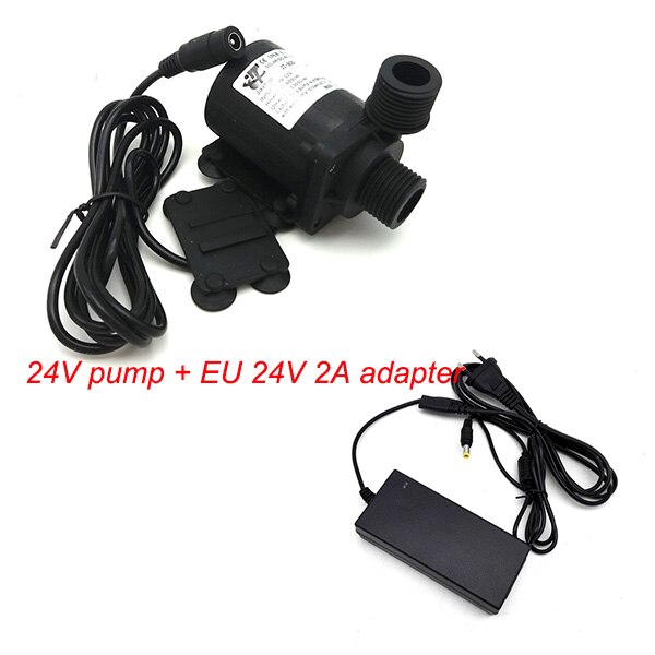 800B Mini Micro 12V DC Diaphragm Water Pump Mini Water Pumps Flow Can Be Used Under Water Diving And Land Type: 24V pump and EU24V2A