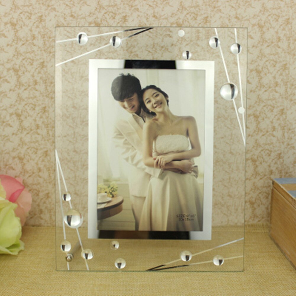 Vlinder glazen fotolijst plexiglas standaard tafel display foto bruiloft foto houder decoratie tv wandlijst beste