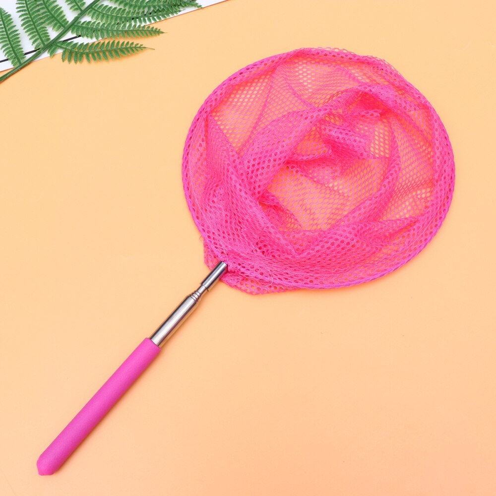 3 stuks telescopische visnetten vlindernetten insectenvangnetten insectenvangnetten geweldige buitengereedschappen voor kinderen (willekeurige kleur)