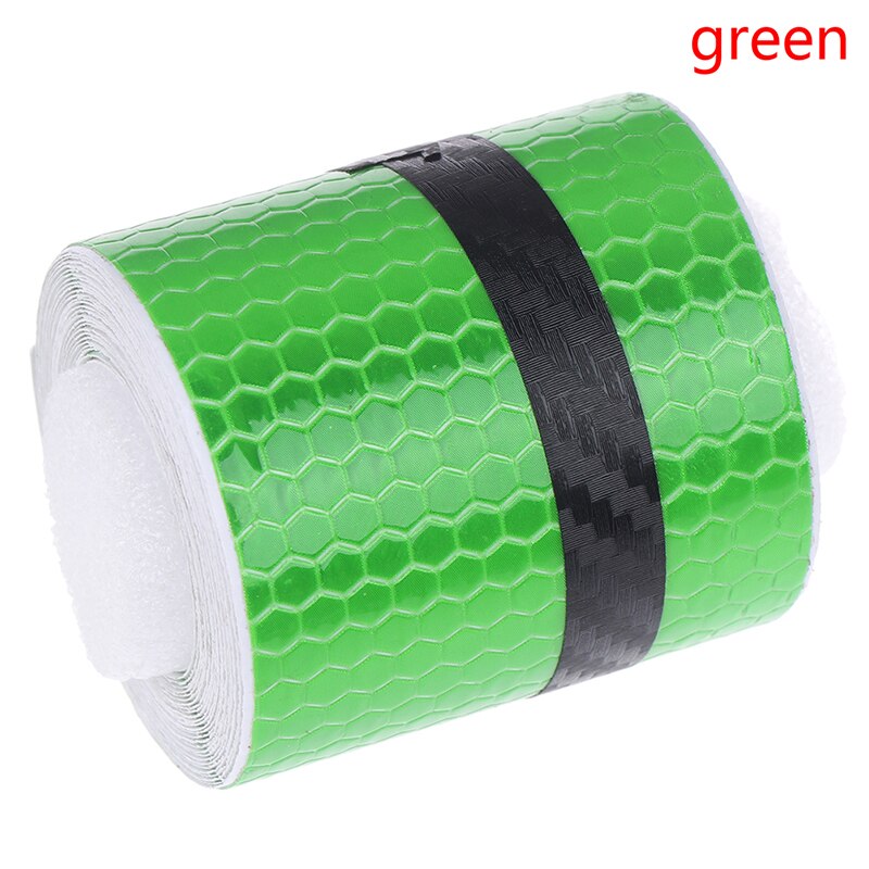Cintas de advertencia para coches, camiones y motocicletas, pegatinas reflectantes, calcomanías para bicicleta, 5cm x 300cm: green