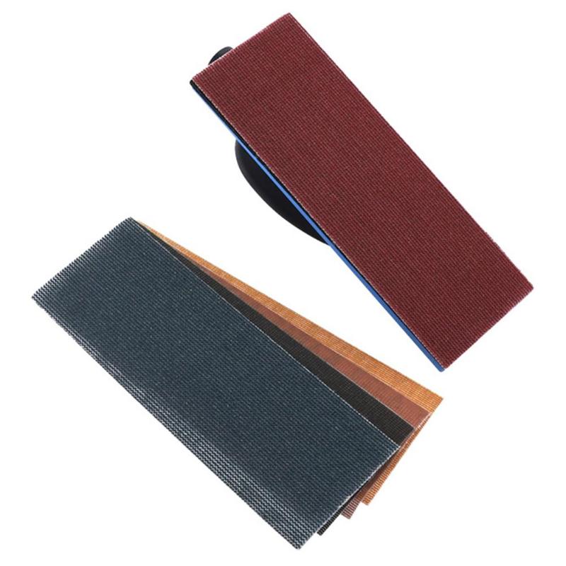 Verzenden Pads 1 Pc Schuurblok Hand Stofafzuiging Schuren Slijpen Stof Gratis Slijptol Met Mesh Schuurpapier Blok: as show
