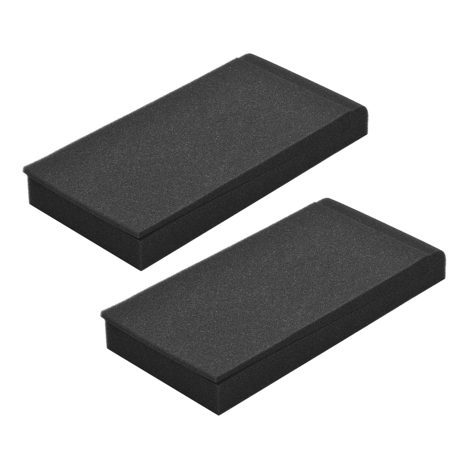 Almohadillas de aislamiento de espuma de aislamiento acústico de alta densidad, 30x27cm, área utilizable para altavoz de Monitor de estudio, 2 paquetes