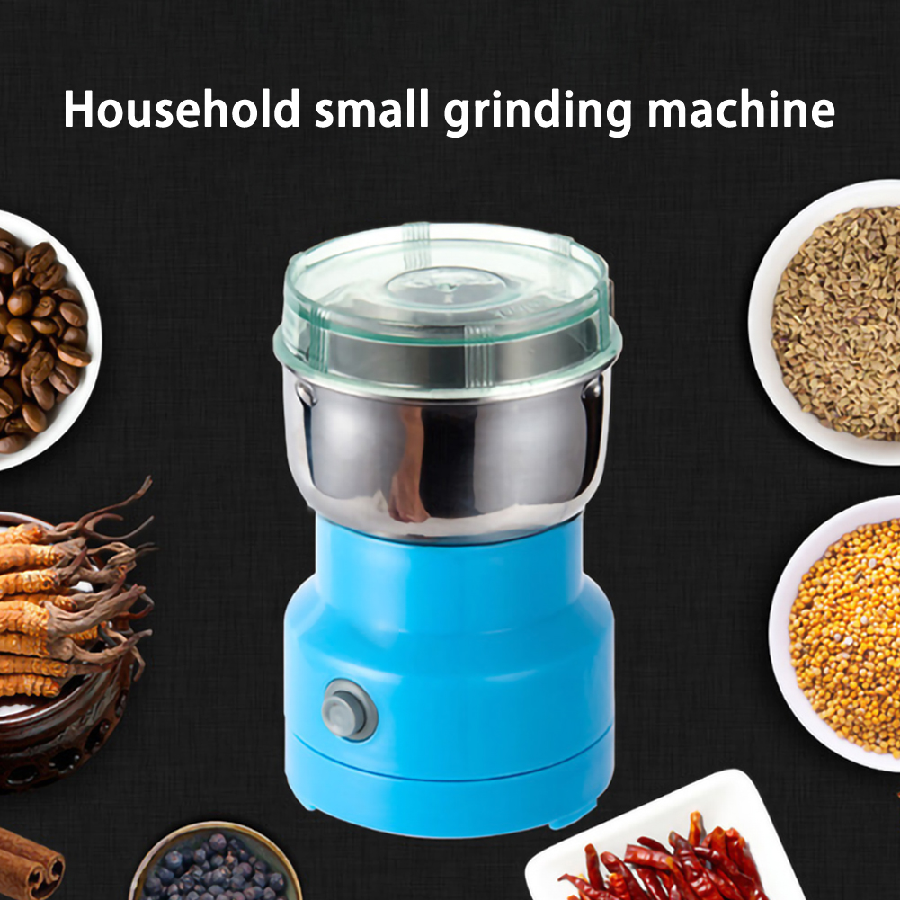 Household Mini Electric Small-scale Processor Grinder Grain Grinder Chinese Kitchen Tools Medicinal Material Rock Sugar Mill