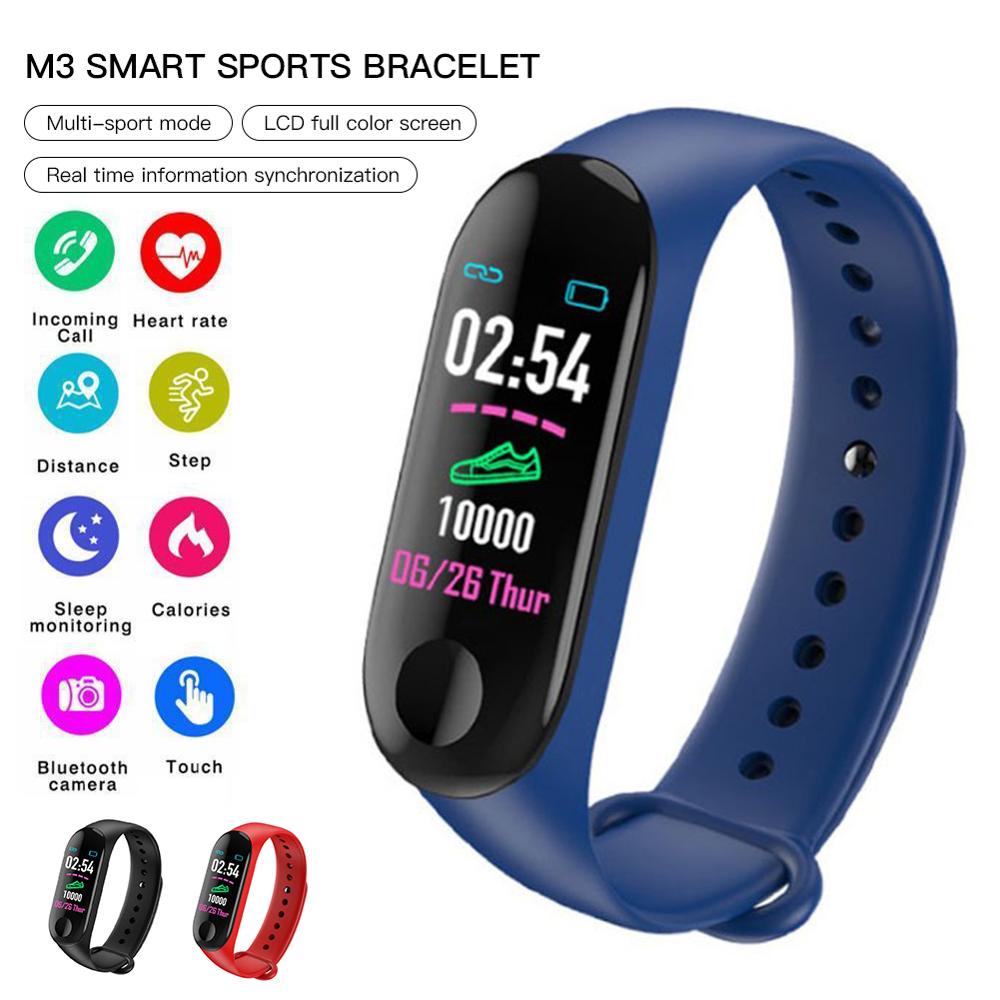 Smart Horloge Scherm Smart Armband Stappenteller Hartslag Bloeddruk Informatie Push Smart Herinnering Waterdichte Armband