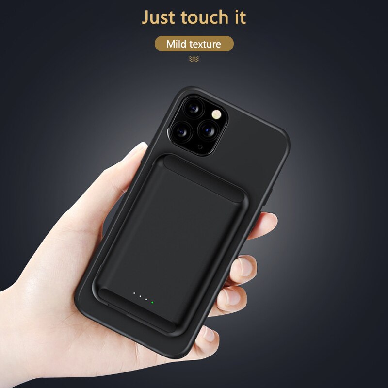 Magnetic Wireless Charging Powerbank 5000mAh Power Bank for iPhone 11 12 pro Max XS XR 8 Ultra-thin External Battery Power bank