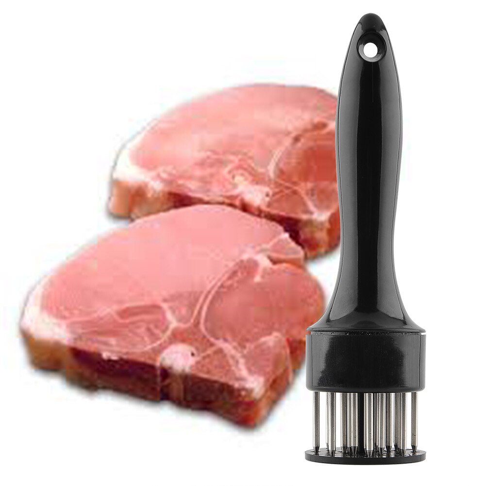 Hakkekniv rustfrit stål bøf kødmørner pigge køkken barbermaskine