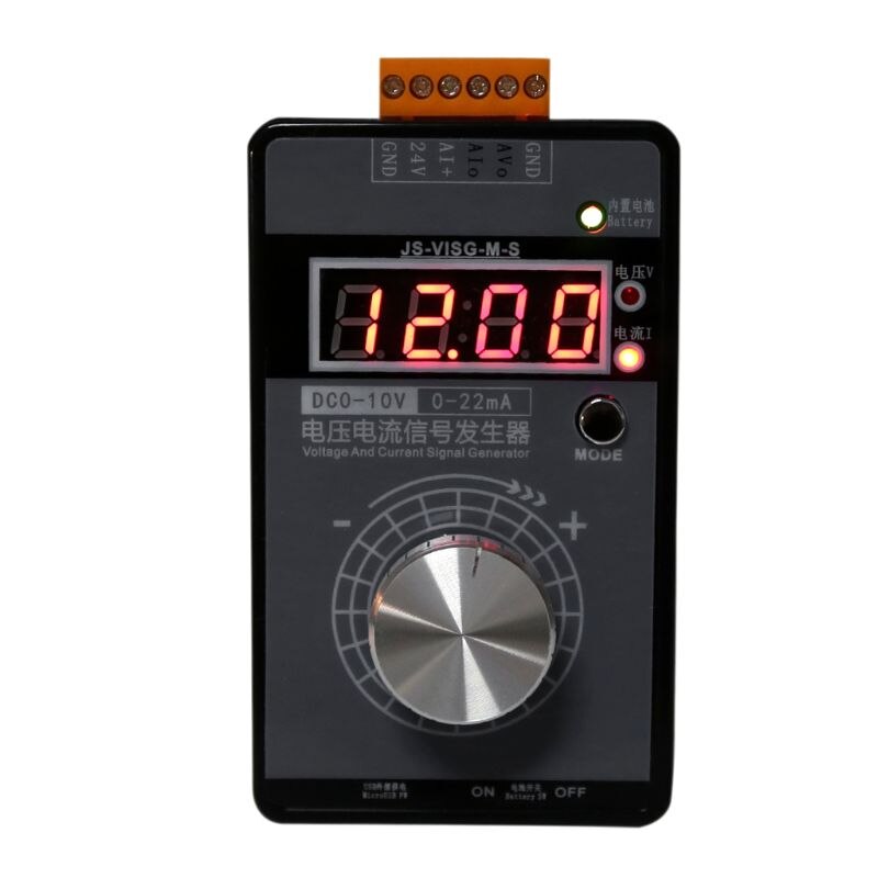 Led Display Hoge Precisie Handheld 0-10V 0-22mA Signaal Generator Verstelbare Stroom Spanning Analoge Simulator