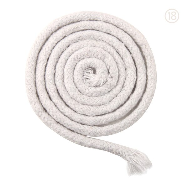 Ficelle colorée de 5mm, accessoires pour bricolage, cordon rond en coton pour vêtements, corde à dessin en macramé de 10 m/min/lot: Color No.10