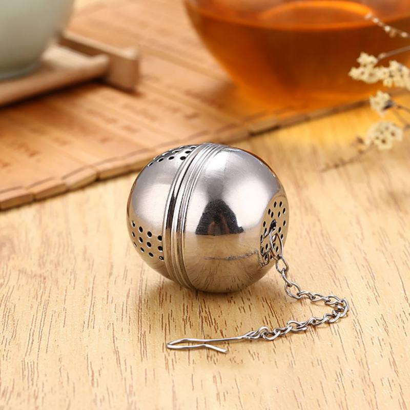 Stainless Steel Ball Infusion Device Tea Infuser Strainer Net Sieve With Hook Loose Tea Spice Home Kitchen Accessories