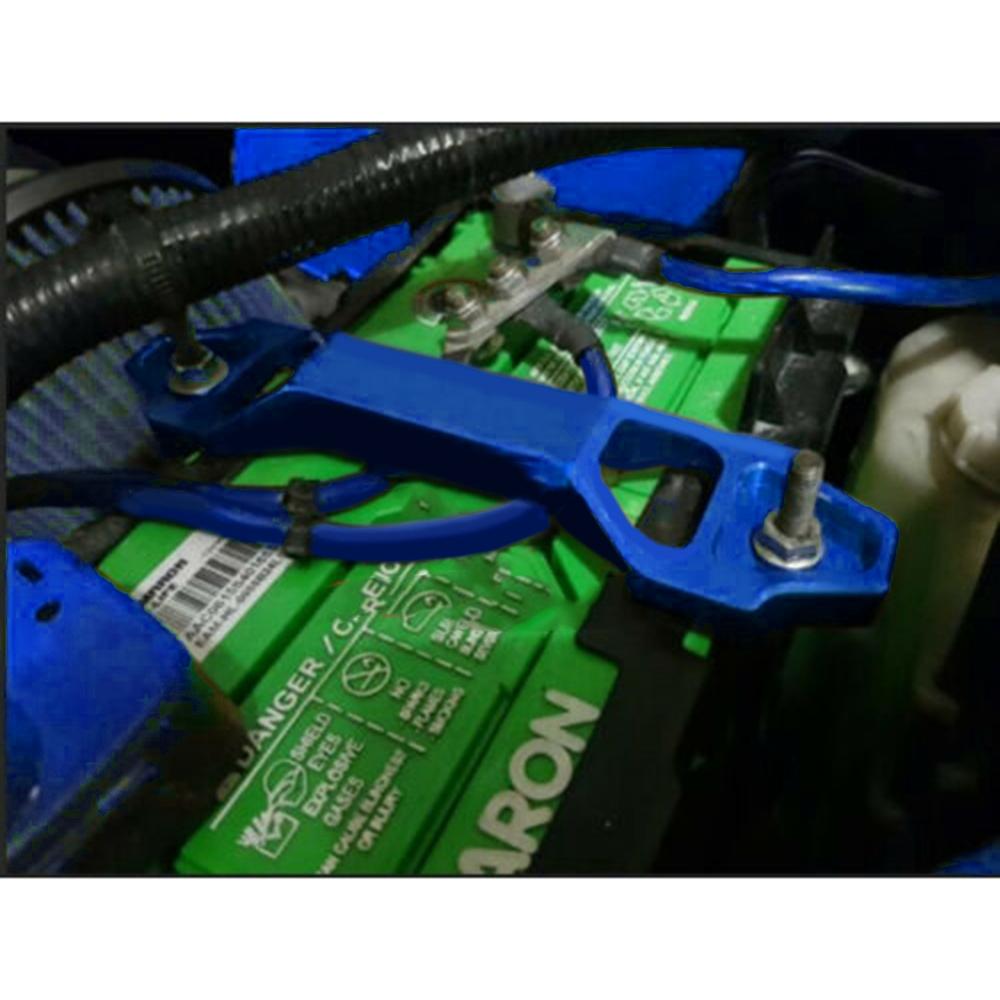 140mm/180mm billet aluminium bilbatteri fastgør monteringsbeslag bøjlebjælke