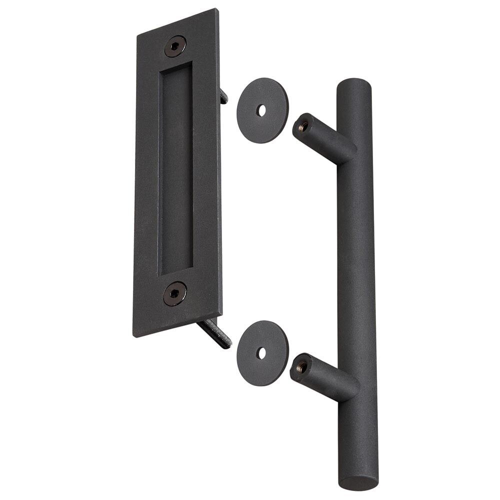 12" Barn Door Handle Sliding Flush Pull Wood Door Gate Hardware Stainless Steel Kitchen Doors Furniture Hardware Handle