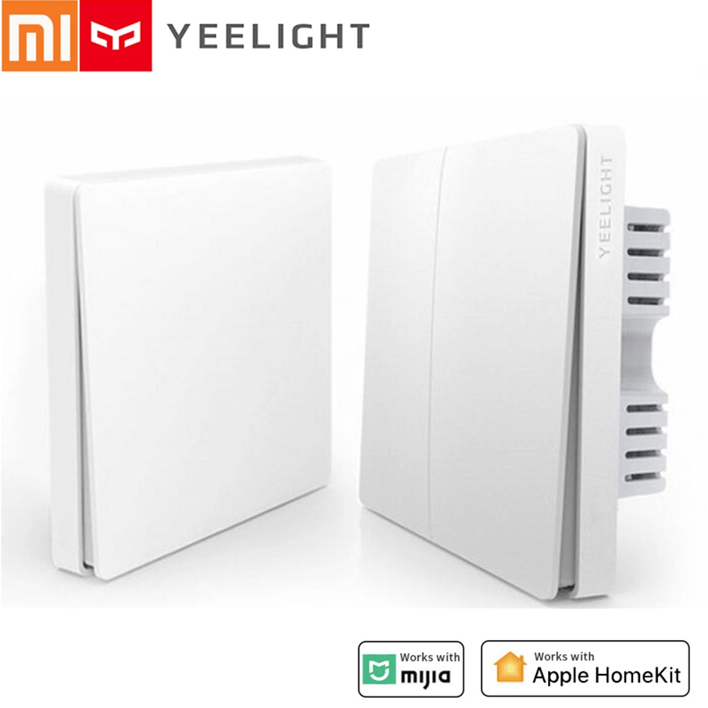 Interruptor inteligente Yeelight YLKG12YL YLKG13YL, interruptor de luz inalámbrico con Control remoto para luces inteligentes Mijia de Mi Home