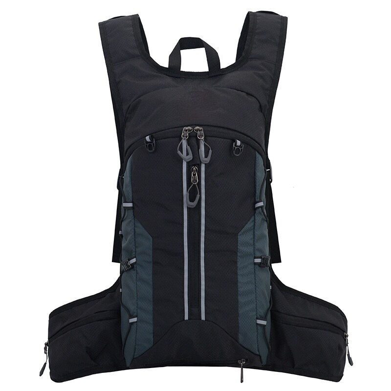 Mochila deportiva ultraligera para ciclismo al aire libre, resistente al agua, para senderismo, equipo de bicicleta: Black