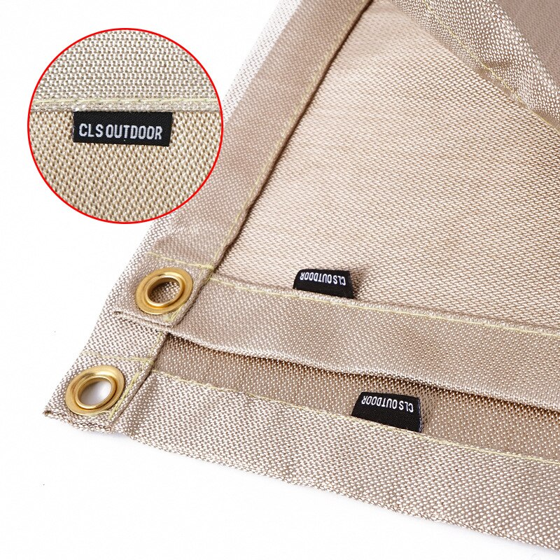 Outdoor Camping Fireproof Cloth Picnic Barbecue Insulation Pad Silicone Coated High Temperature Resistant Flame Retardant Cloth