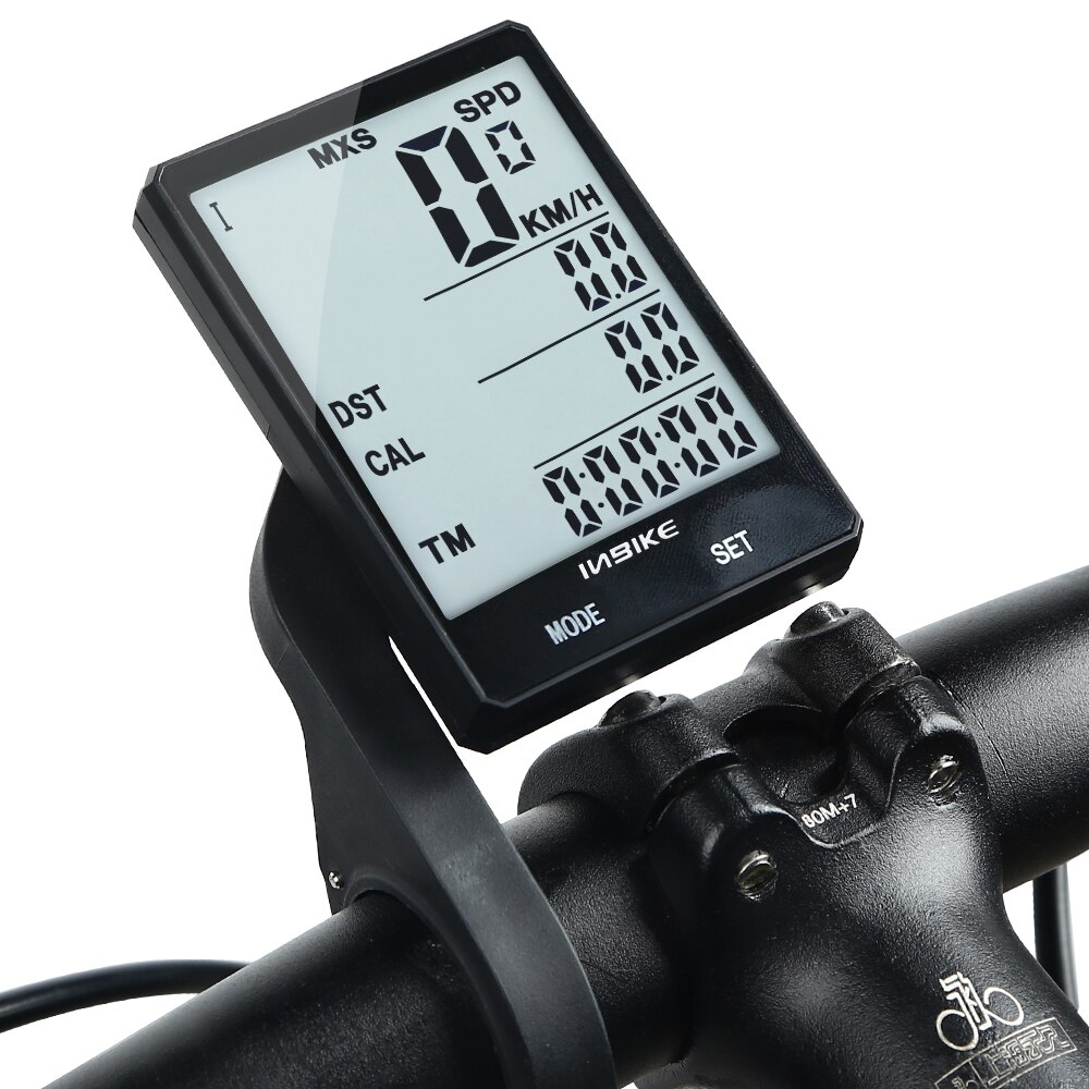 INBIKE 2.8inch Fiets Computer Regendicht Draadloze Fiets Kilometerteller Stopwatch Backlight Fietsen Meetbare Stopwatch Snelheidsmeter