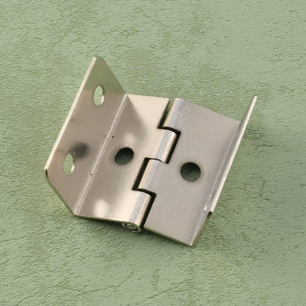Firefold sidelengde 30mm bronsehengsel jernplate 6- hull rettvinklet hengsel rettvinklet egnet for klemme 24mm plater