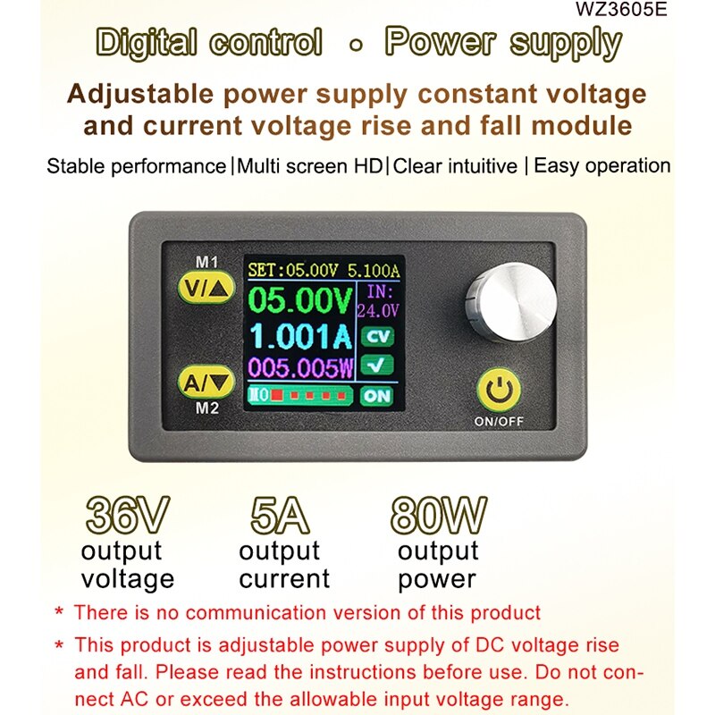 Adjustable Digital Control DC Regulated Power Supply LCD Display Constant Voltage Constant Current Rise and Fall Voltage