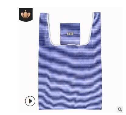 Eco Shopping Bag Foldable Reusable Tote Folding Pouch Convenient Large-capacity Storage Bags: G316757