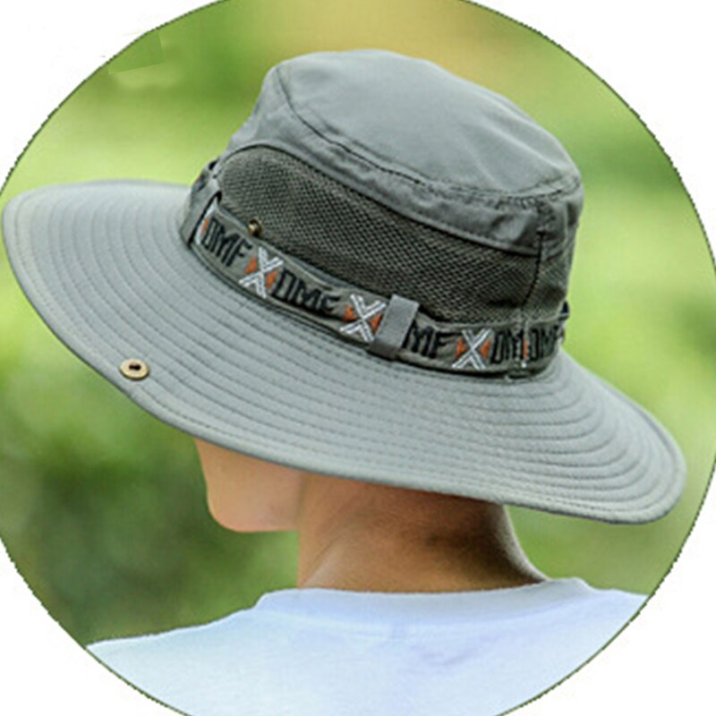 summer Sun hat men fisherman hat outdoor sun protection cool ventilation hat fisherman hat Beach Hat mountaineering fishing hat