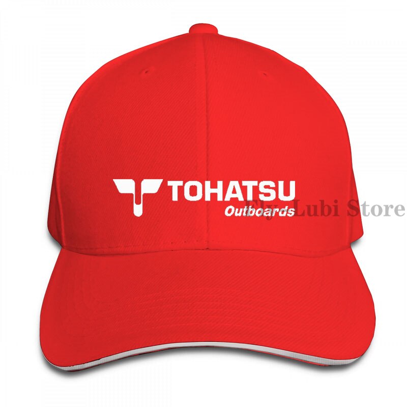 Tohatsu Outboards Baseball cap men women Trucker Hats adjustable cap: 1-Red