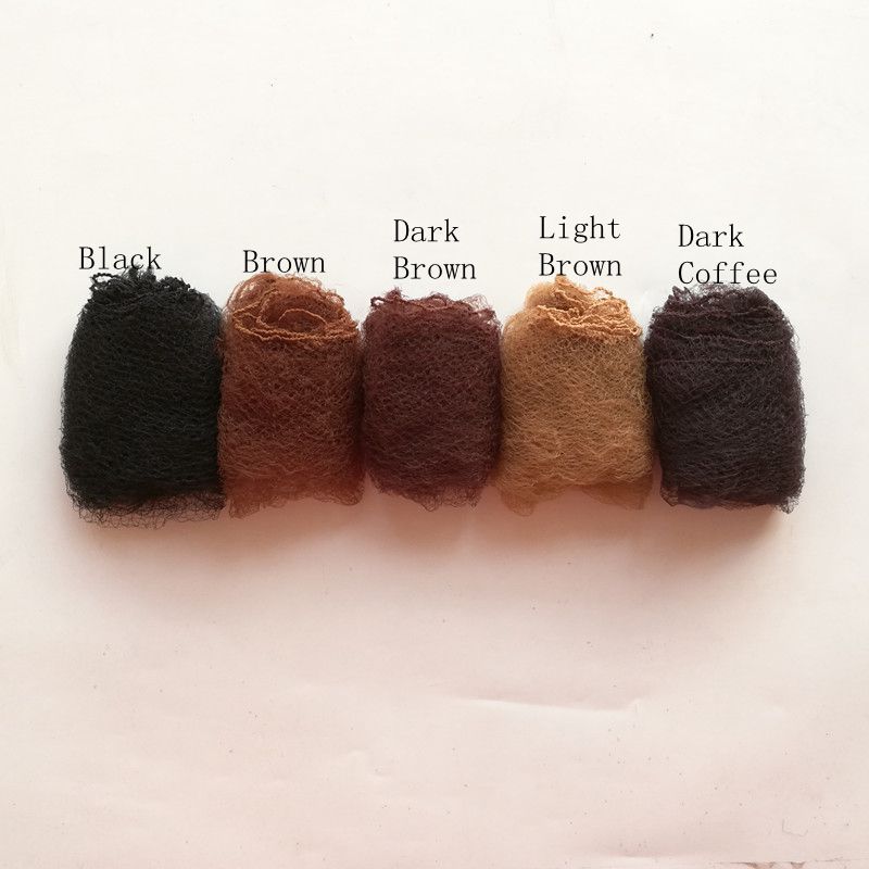 40 st engångs elastiska hårnät för dans eller sportnät osynligt balettnät