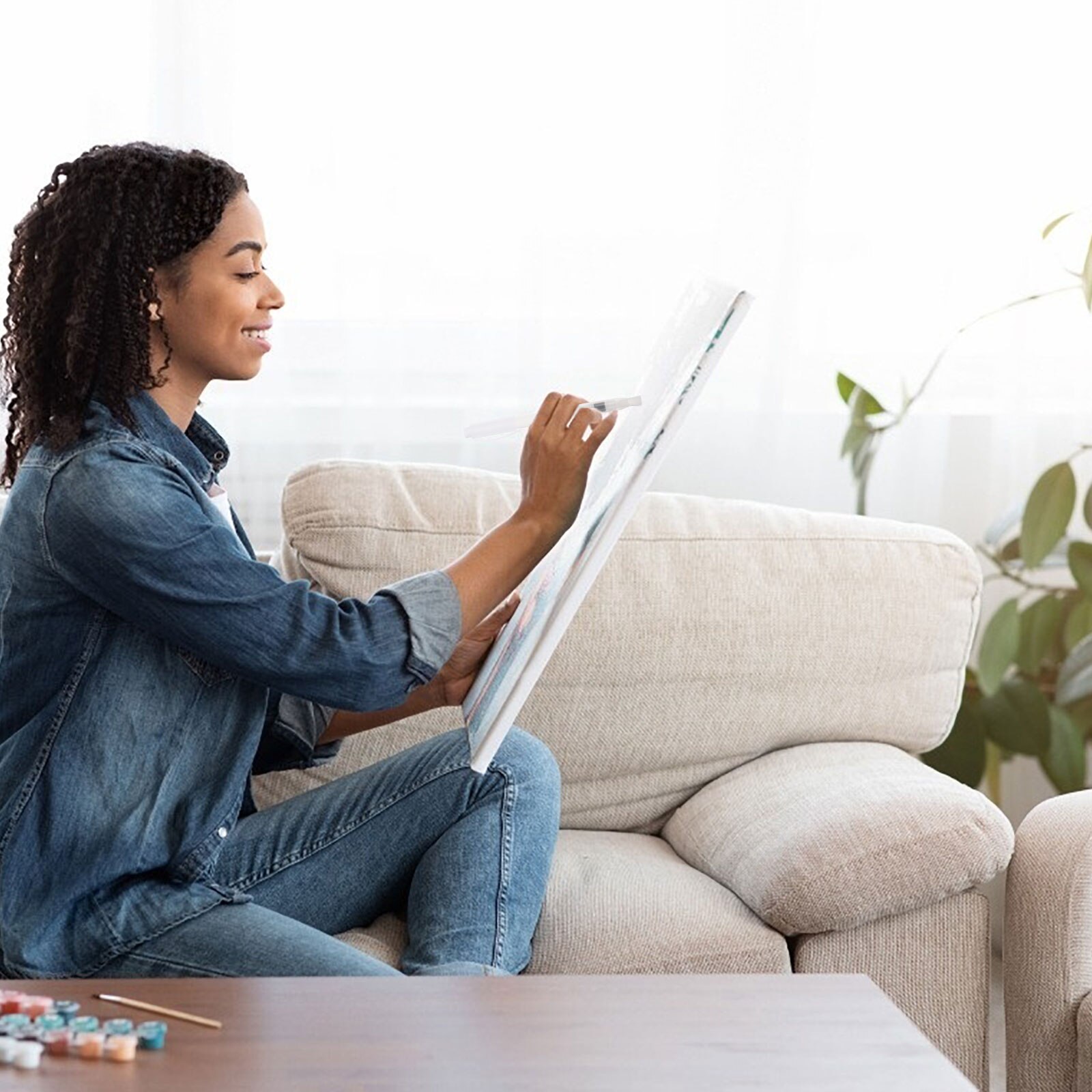 10pcs Water Coloring Brush Pens Painting Brushes Pens Drawing Brush Pens (As Shown)