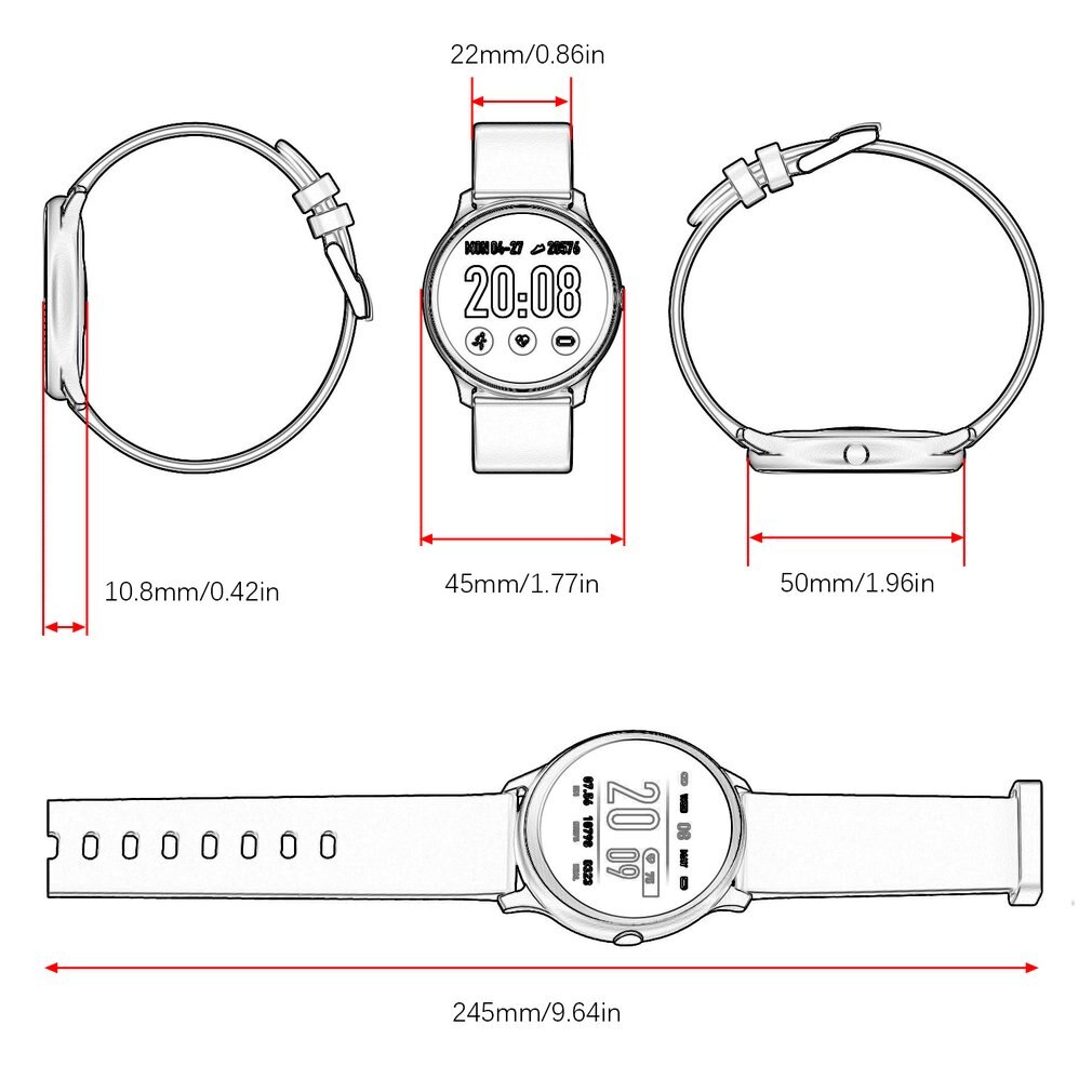 Smart Watch Health Monitoring Pedometer Sports Wireless Bracelet Smart Wristband Pedometer Watch