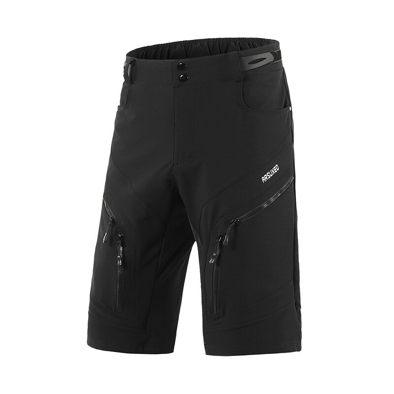 ARSUXEO Men's Loose Fit MTB Cycling Shorts – Baggy Bike Pants With Pockets, Quick Dry