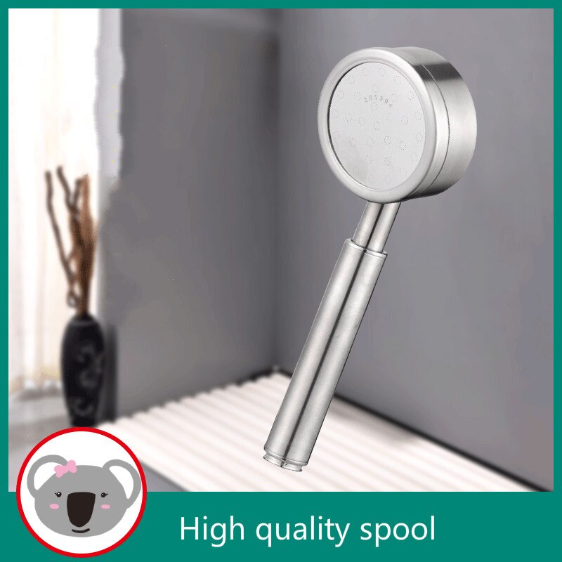 Stainless steel pressurized shower head