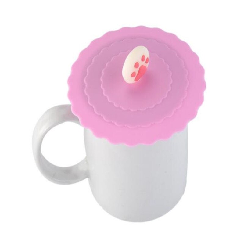 Leuke Silicone Anti-Dust Bowl Cover Vruchten Sieren Water Drinkbeker Deksel Cup Seals Glazen Mokken Cap Diameter Keuken bar Benodigdheden