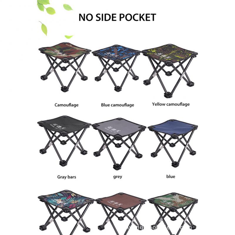 Chaise de pêche Maza, capacité de charge de 150kg, résistante à l&#39;usure, Camping en plein air, pliante, Ultra légère, Art, croquis, tabouret carré, Portable