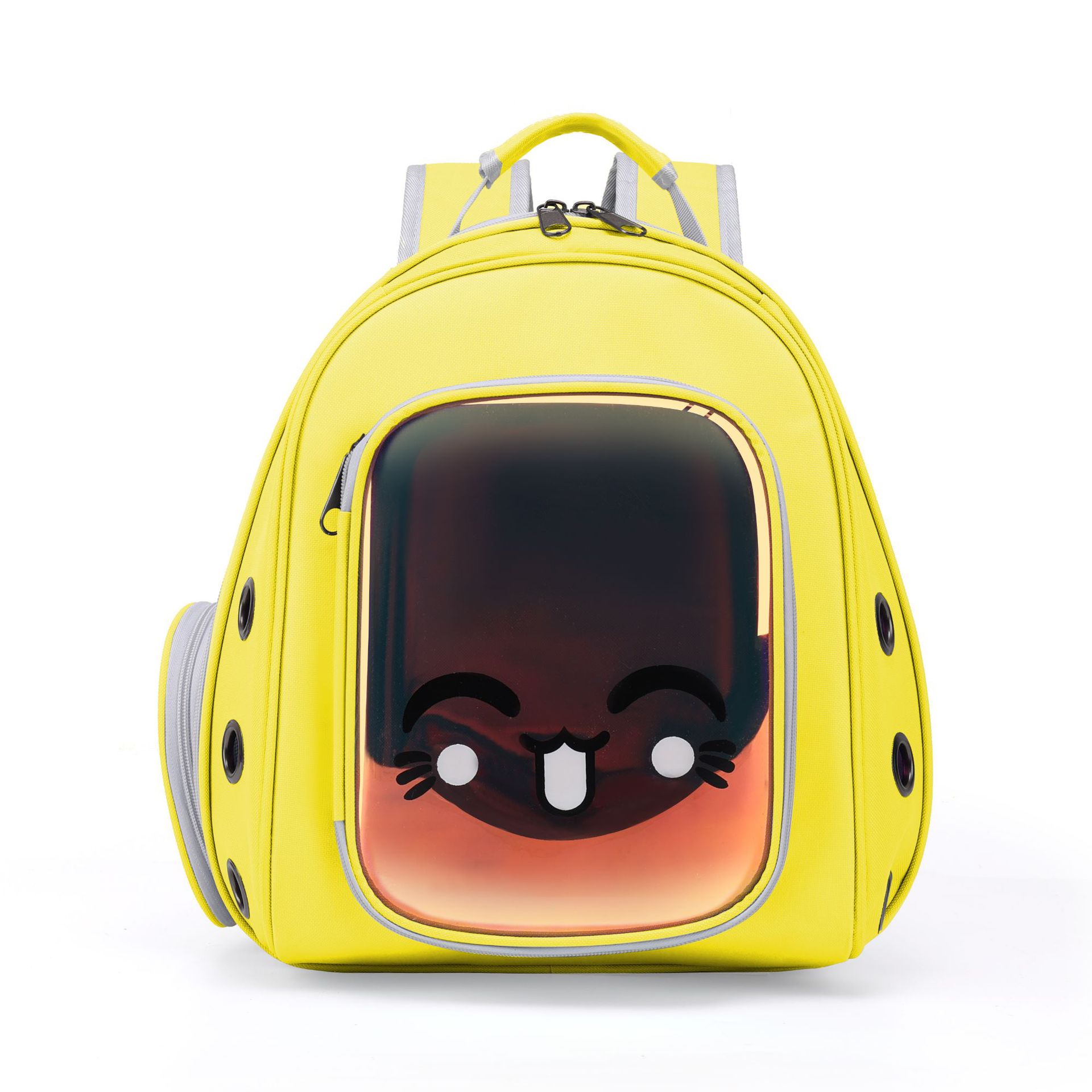 Pet Carrier Bags Astronaut Space Capsule Backpack For Cats Small Dogs Portable Doggie Kitten Cat Travel Bag Outdoor Puppy: Yellow