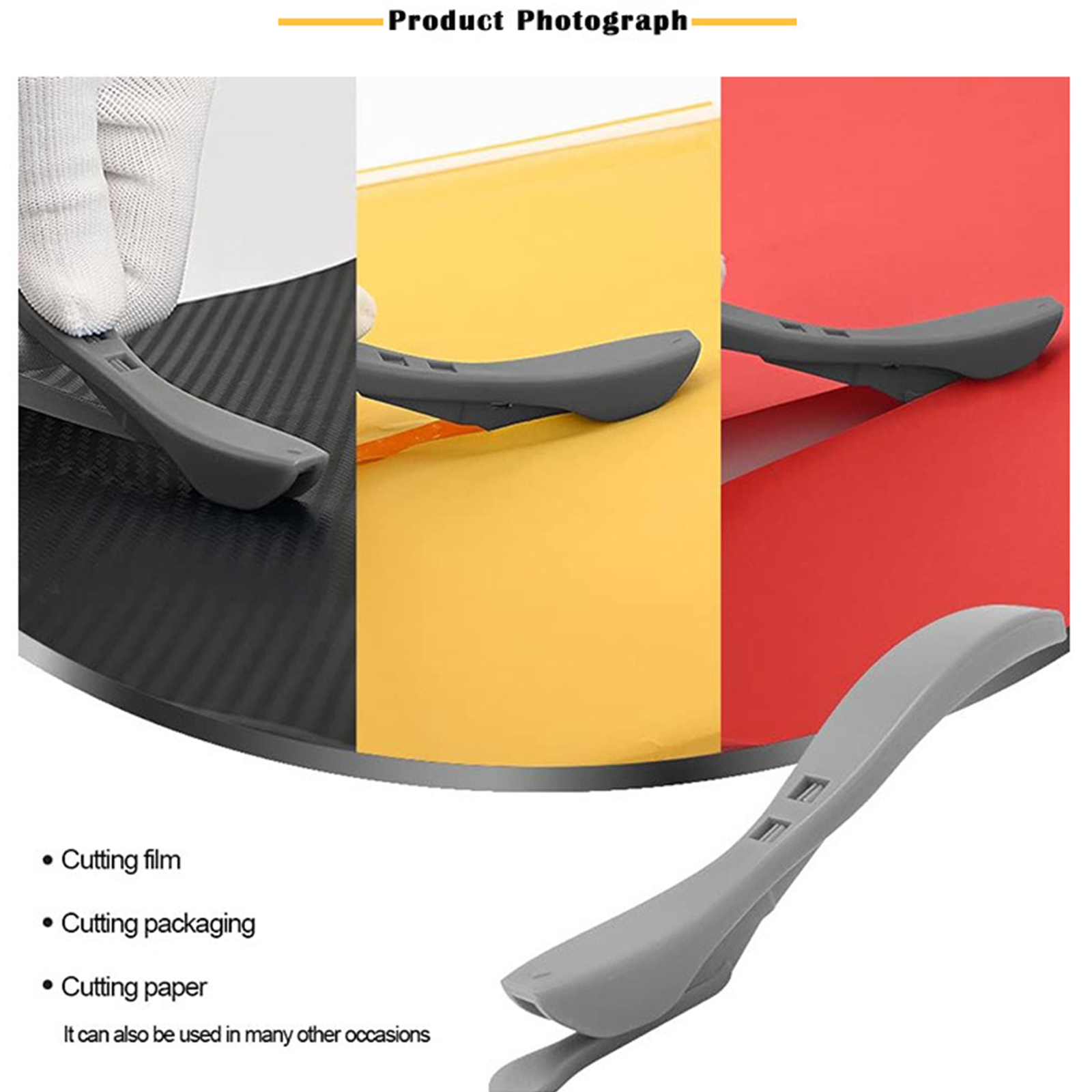 Wrapping Paper Cutter Vinyl Wrap Cutter Tool Paper Cutter Slider Sliding Cutting Tool For Scrapbooking Christmas Wrap Roll Paper