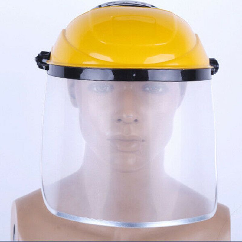 Clear Safety Protective Cover Head-mounted Face Eye Shield Screen Grinding 95AF