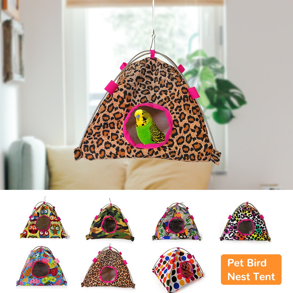 1pc hamsters, oiseaux, nids, perroquets, tentes chinoises, cages, hamacs, nids suspendus, lit, coussins souples, fournitures pour animaux de compagnie