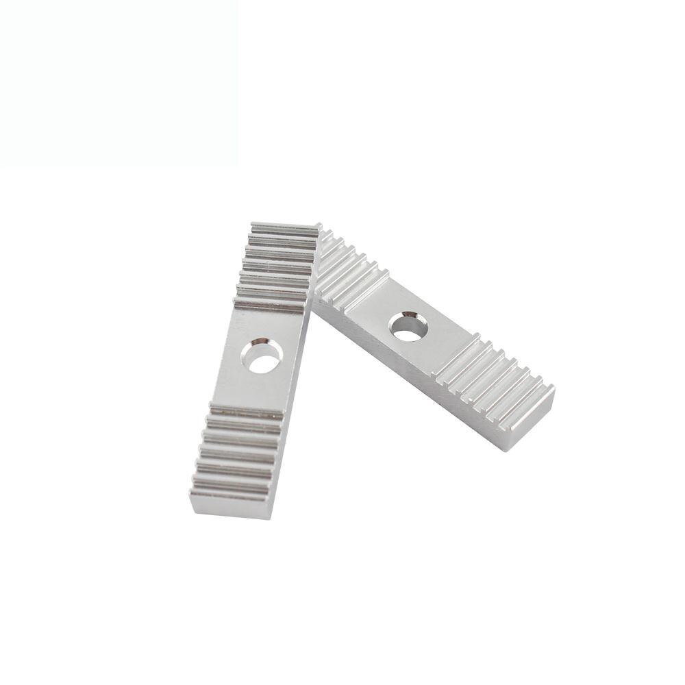 DIY GT2 3D Drucker Aluminium Block zeitliche Koordinierung Gürtel Befestigung Stück Zahn Tonhöhe 2mm Klemme 9*40mm Für 3D Drucker CNC