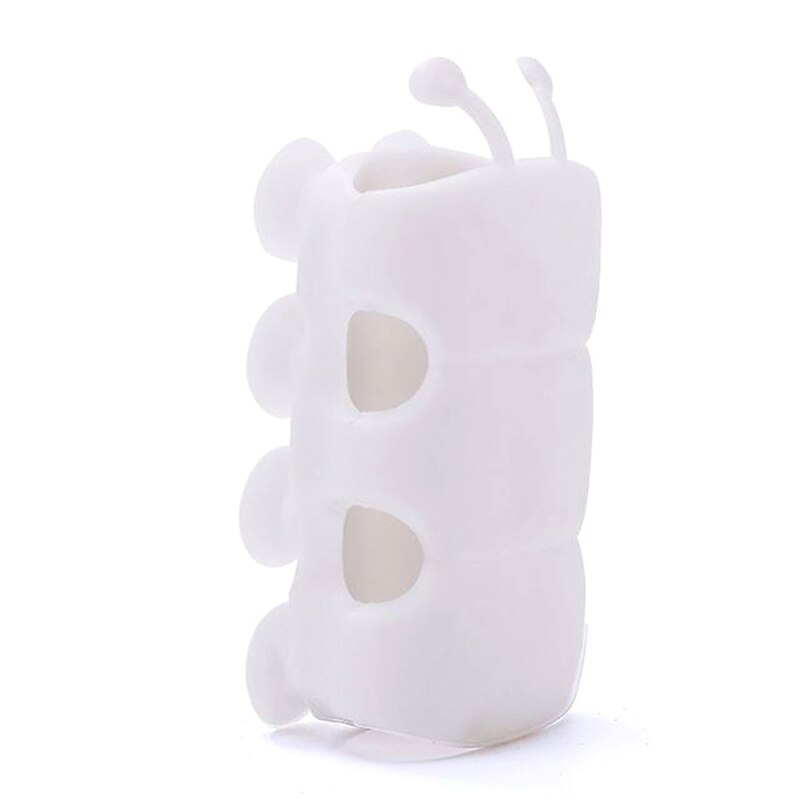 Supporto per soffione doccia portatile per bagno supporto per doccia a parete con ventosa supporto per doccia in Silicone: WHITE