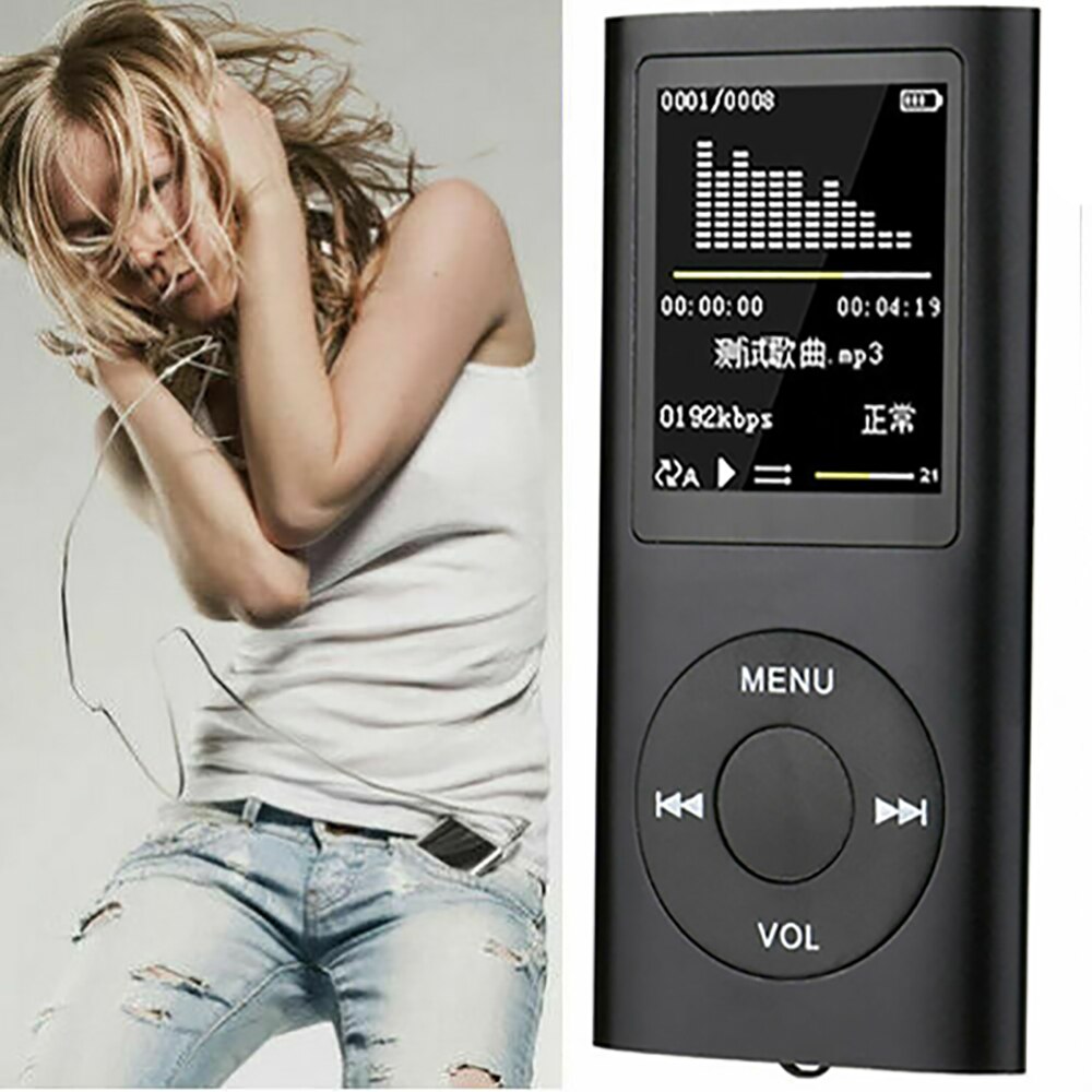 MP4 Player FM Portable Radio Game Console Txt E-book Ultrathin MP3 Player Music Player Audio Voice Recorder For Kid MP4