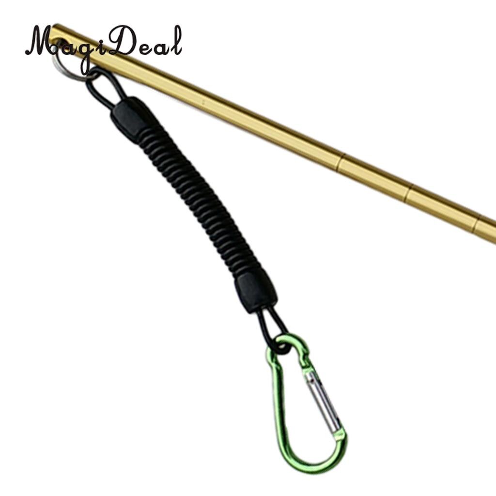 Draagbare Aluminium Duiken Pointer Staaf Stok Tank Banger Met Bolt Snap Corrosiebestendig Voor Zwemmen Freediving Accesso: Gold 